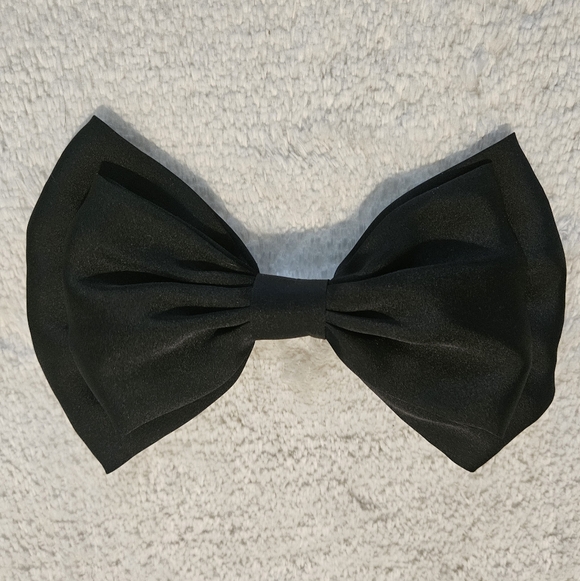 NEW Zara Leopard Black Scrunchie Bow Hair Clip Accessories Set Coquette Feminine - Picture 5 of 5